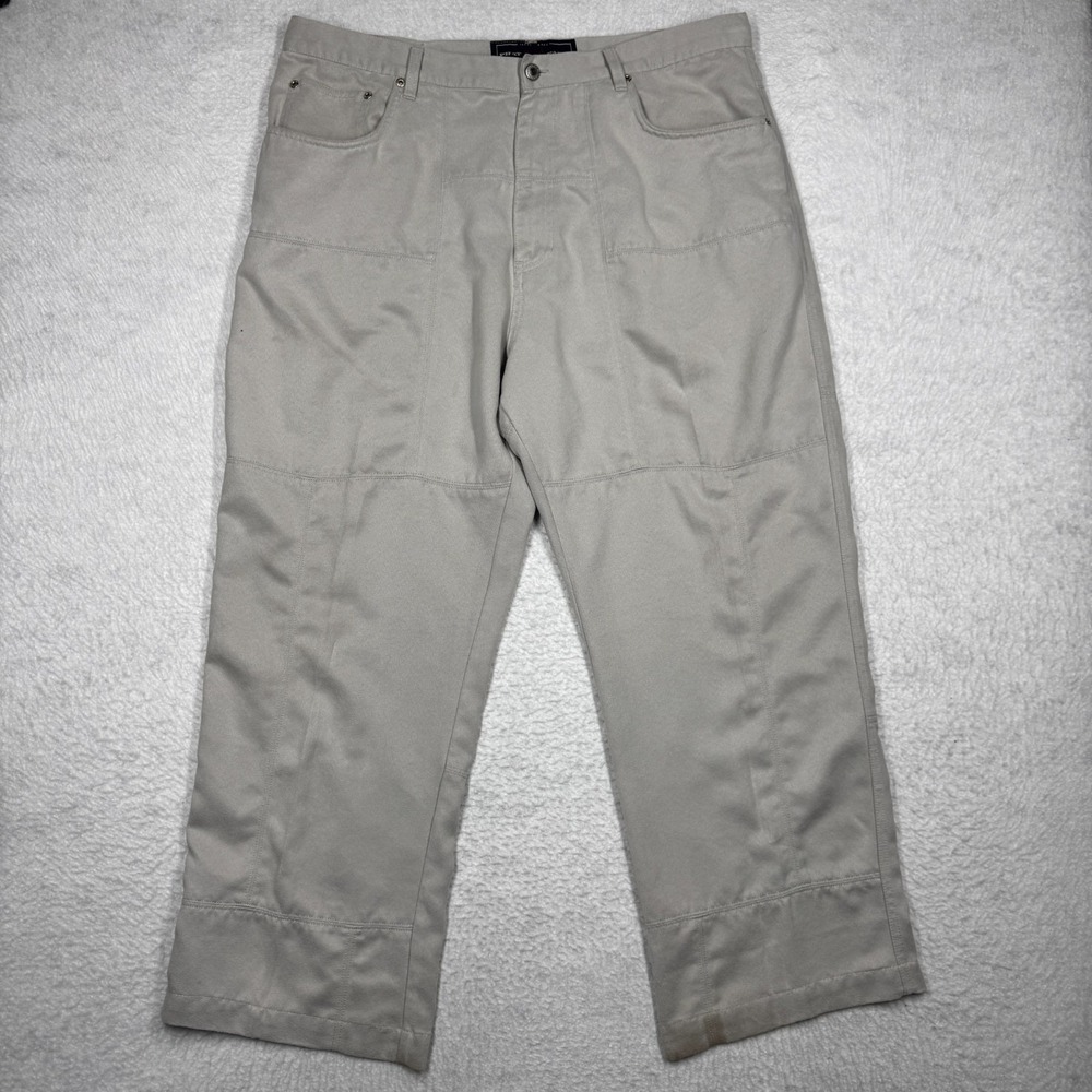 Vintage‎ Y2K Phat Farm Pants Baggy Hip Hop Rap Urban Streetstyle Beige Men's 2XL